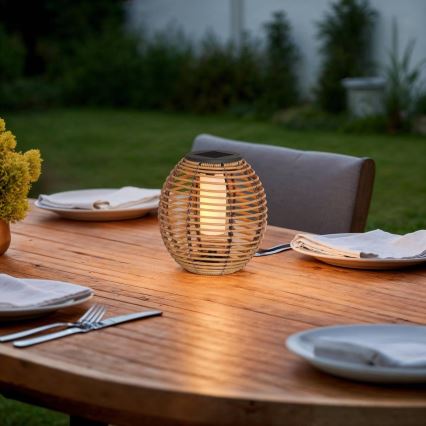 Atmosphera - LED Solární lampa CUBA LED/1,2V 800 mAh IP44