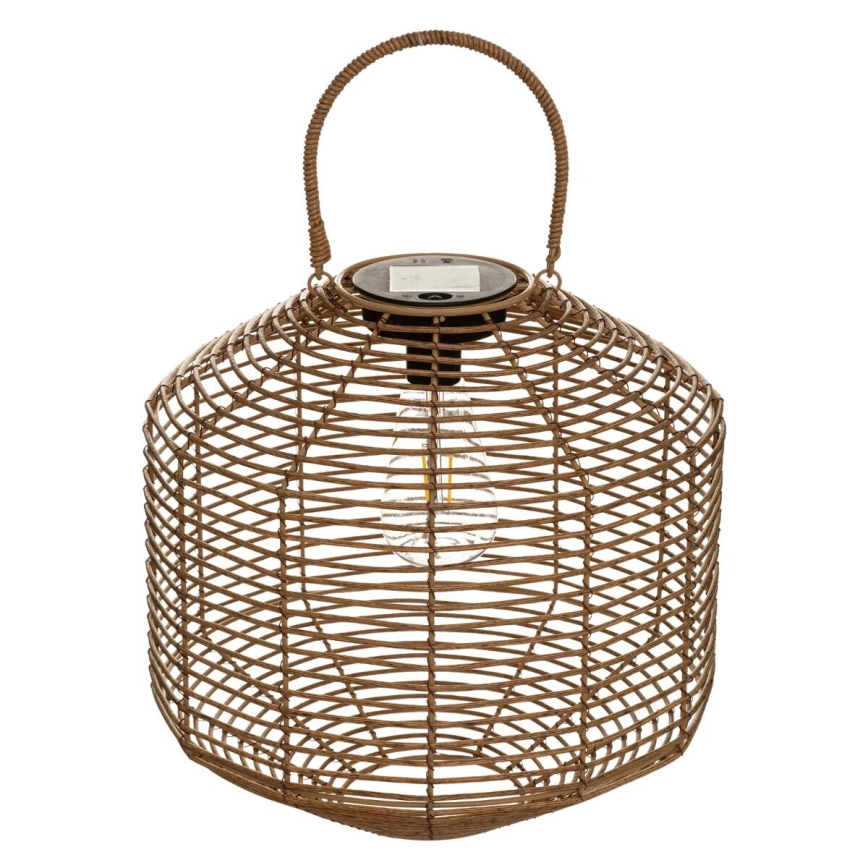 Atmosphera - LED Solární lampa CUBA LED/1,2V IP44 ratan