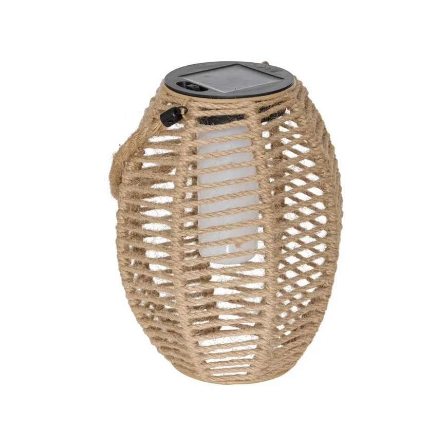 Atmosphera - LED Solární lucerna GINA LED/1,2V 800 mAh IP44 juta