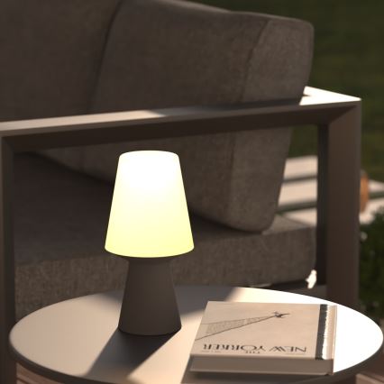 Atmosphera - LED Stmívatelná venkovní dotyková stolní lampa WIZA LED/5V 2400 mAh 23 cm IP44
