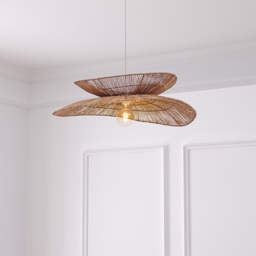 Atmosphera - Lustr na lanku ALARA 1xE27/40W/230V juta