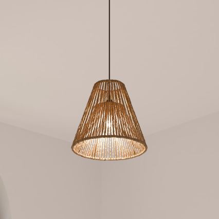Atmosphera - Lustr na lanku GIADA 1xE27/40W/230V juta