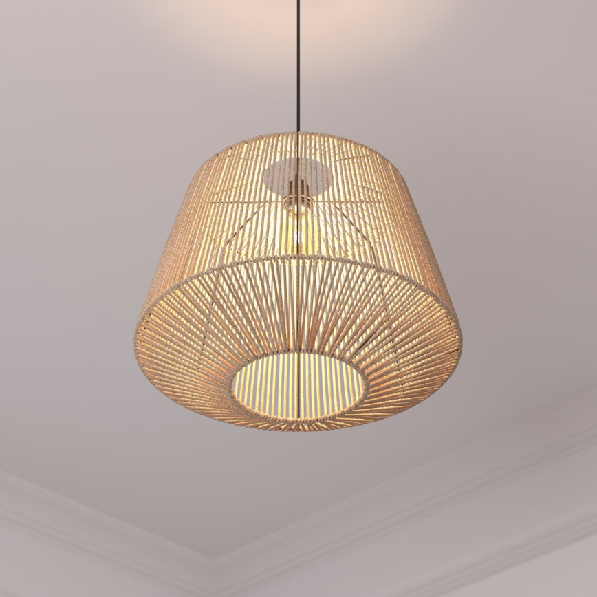 Atmosphera - Lustr na lanku JILY 1xE27/40W/230V juta