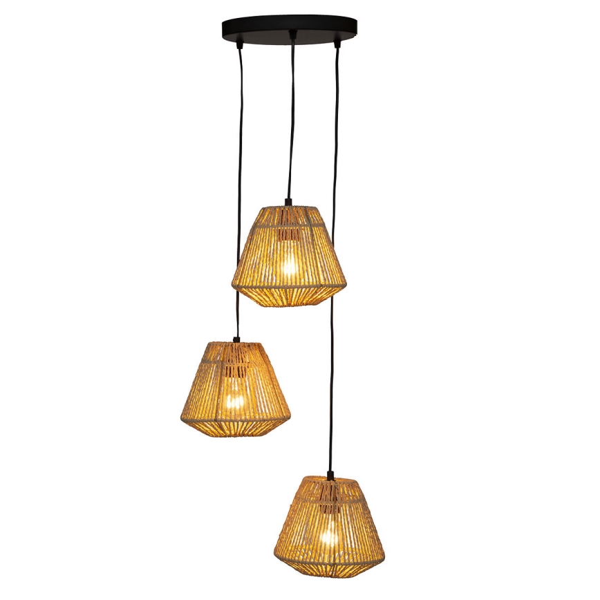 Atmosphera - Lustr na lanku JILY 3xE27/40W/230V juta