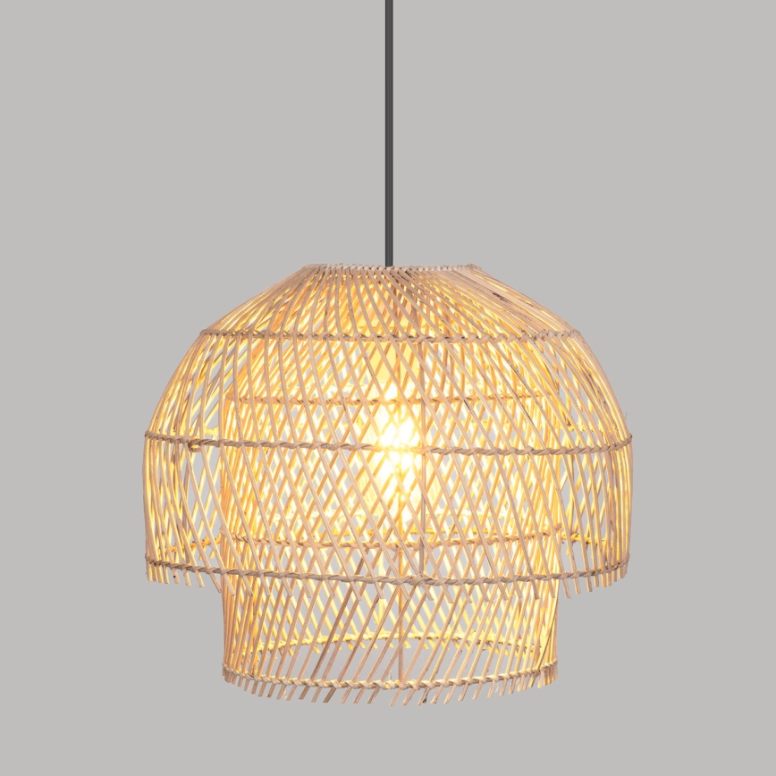 Atmosphera - Lustr na lanku KERY 1xE27/40W/230V ratan