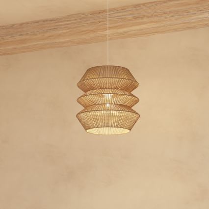 Atmosphera - Lustr na lanku LIZA 1xE27/40W/230V juta