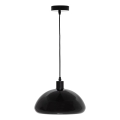 Atmosphera - Lustr na lanku SAVIO 1xE27/40W/230V černá