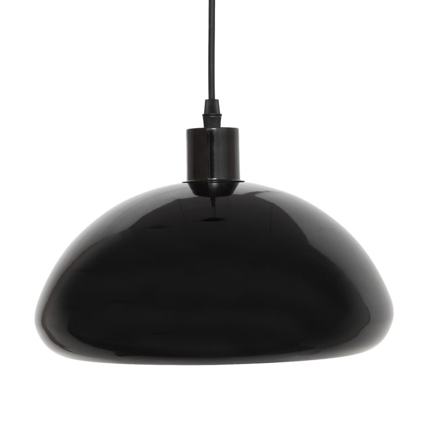 Atmosphera - Lustr na lanku SAVIO 1xE27/40W/230V černá