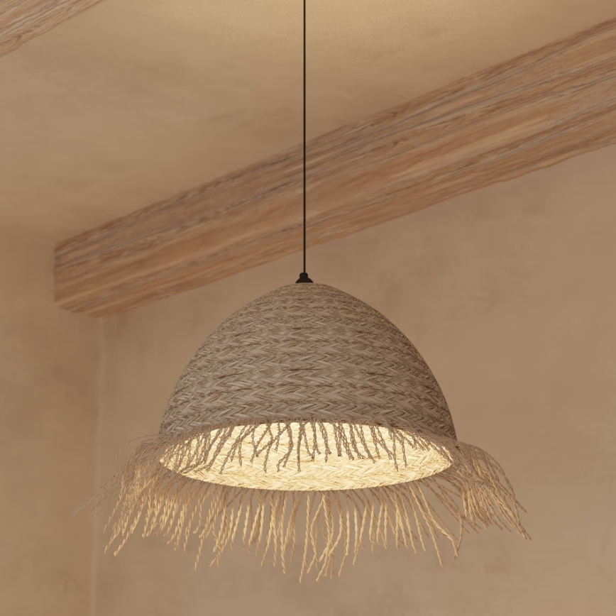 Atmosphera - Lustr na lanku SEA VIEW 1xE27/40W/230V rákos