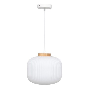 Atmosphera - Lustr na lanku TRAVIS 1xE27/25W/230V borovice