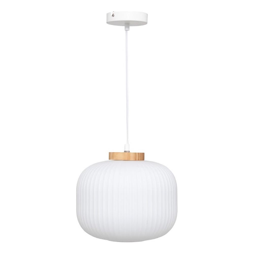 Atmosphera - Lustr na lanku TRAVIS 1xE27/25W/230V borovice