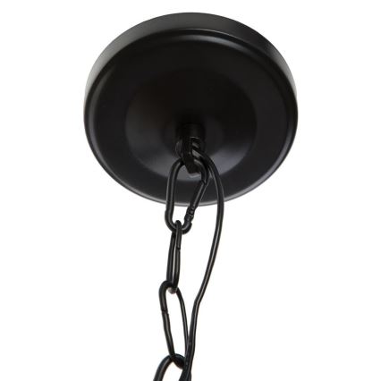 Atmosphera - Lustr na řetězu BASALT 1xE27/25W/230V černá