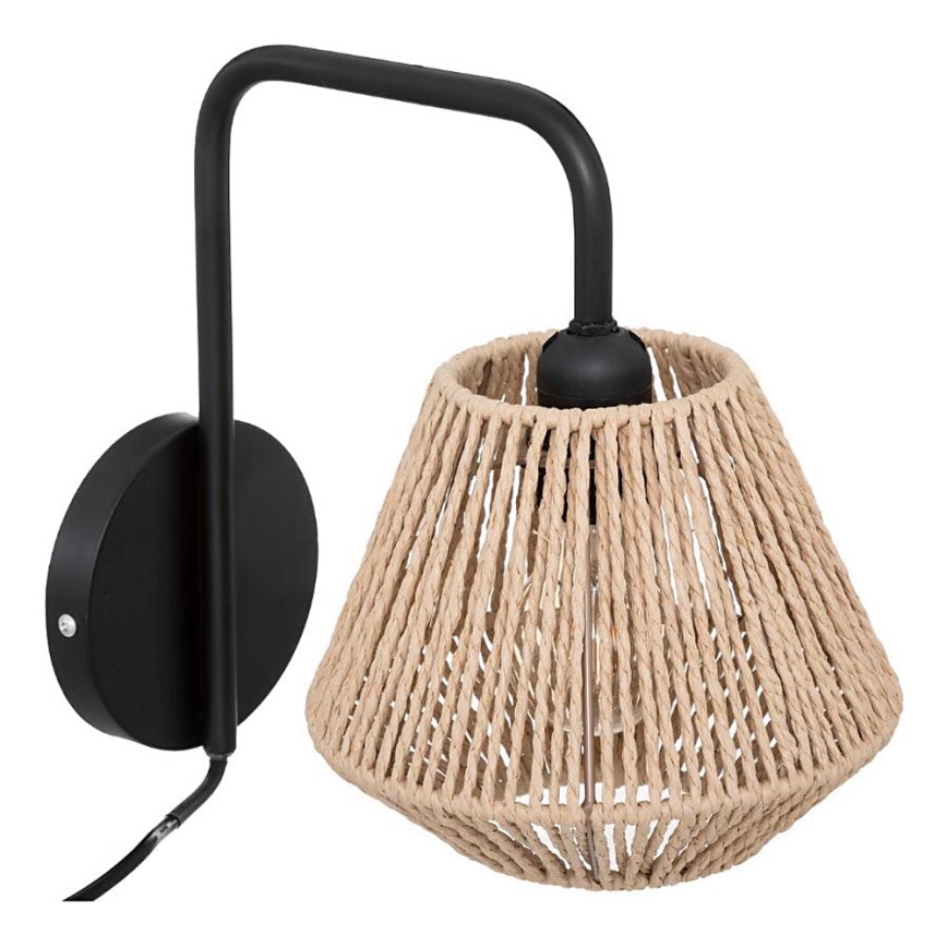 Atmosphera - Nástěnná lampa JILY 1xE27/40W/230V juta