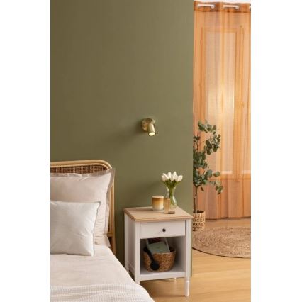 Atmosphera - Nástěnné bodové svítidlo VICO 1xGU10/25W/230V zlatá