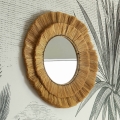 Atmosphera - Nástěnné zrcadlo ALBA pr. 57 cm rafie