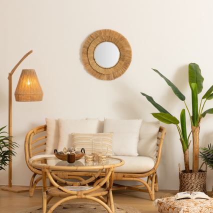 Atmosphera - Nástěnné zrcadlo ALBA pr. 57 cm rafie