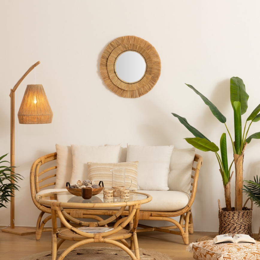 Atmosphera - Nástěnné zrcadlo ALBA pr. 57 cm rafie