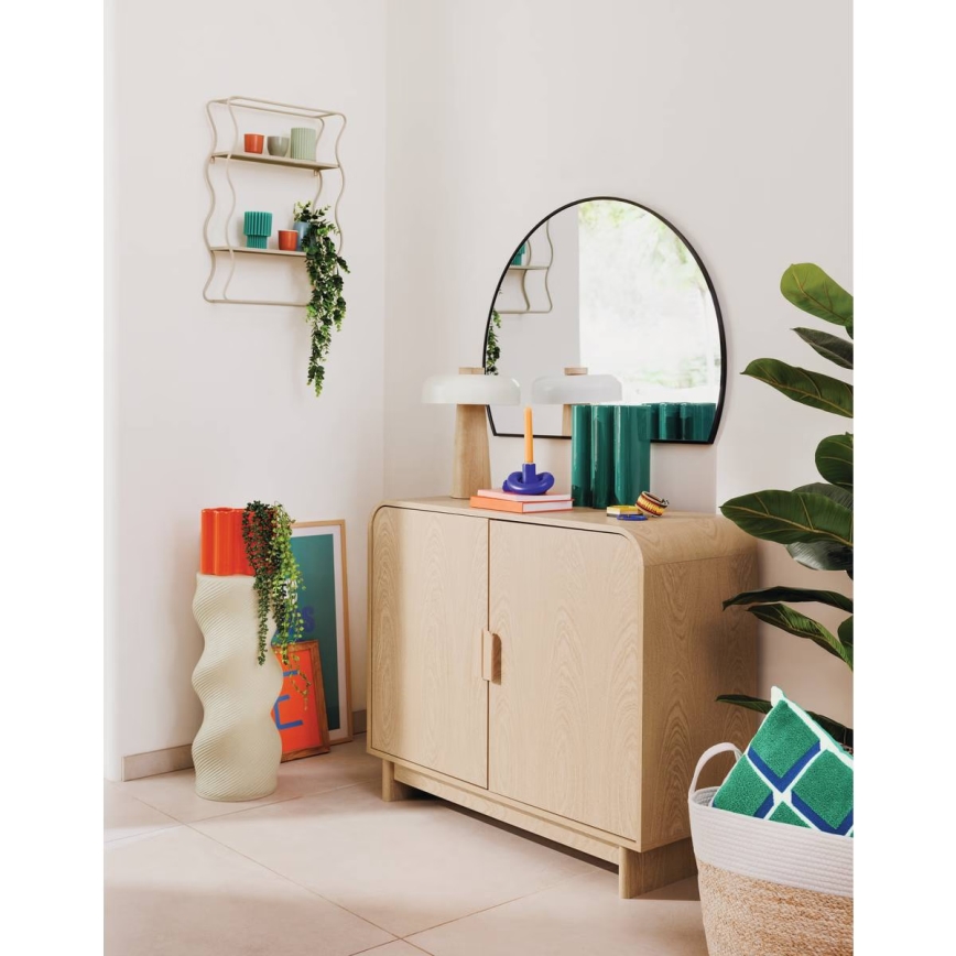 Atmosphera - Nástěnné zrcadlo ALICE 65x90 cm černá