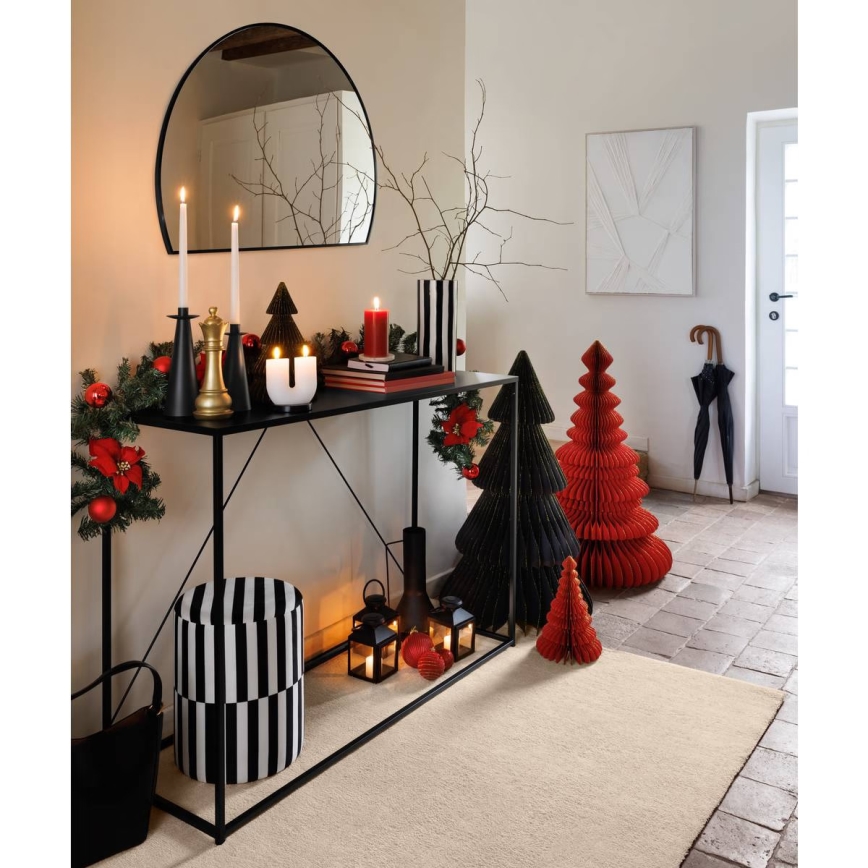 Atmosphera - Nástěnné zrcadlo ALICE 65x90 cm černá