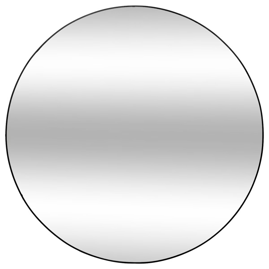 Atmosphera - Nástěnné zrcadlo ALICE pr. 110 cm černá