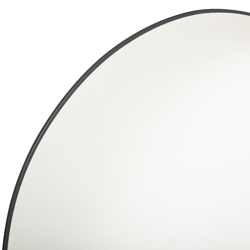 Atmosphera - Nástěnné zrcadlo ALICE pr. 76 cm černá