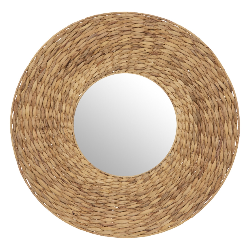Atmosphera - Nástěnné zrcadlo LORENA pr. 75 cm vodní hyacint