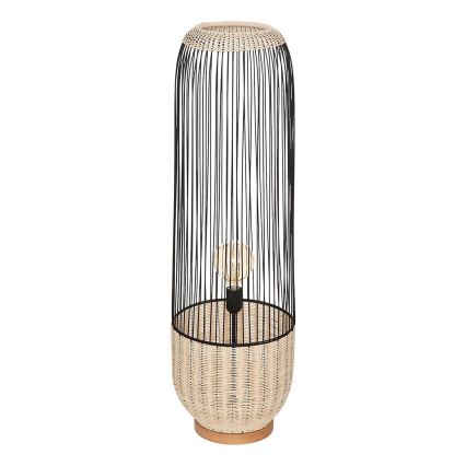 Atmosphera - Stojací lampa ANEA 1xE27/40W/230V ratan/buk