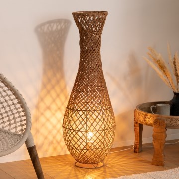 Atmosphera - Stojací lampa ELOISE 1xE27/40W/230V ratan