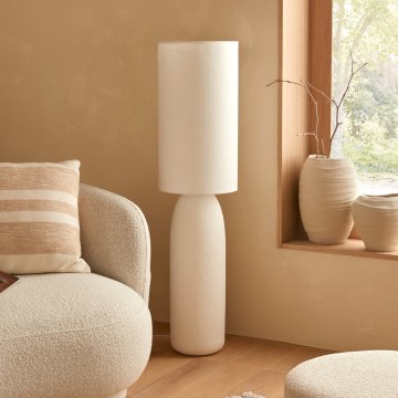 Atmosphera - Stojací lampa KEYAH 1xE27/40W/230V bílá