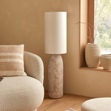 Atmosphera - Stojací lampa KEYAH 1xE27/40W/230V šedá
