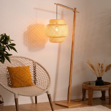 Atmosphera - Stojací lampa LIBY 1xE27/40W/230V bambus