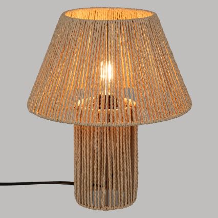 Atmosphera - Stolní lampa ADRIA 1xE27/40W/230V juta