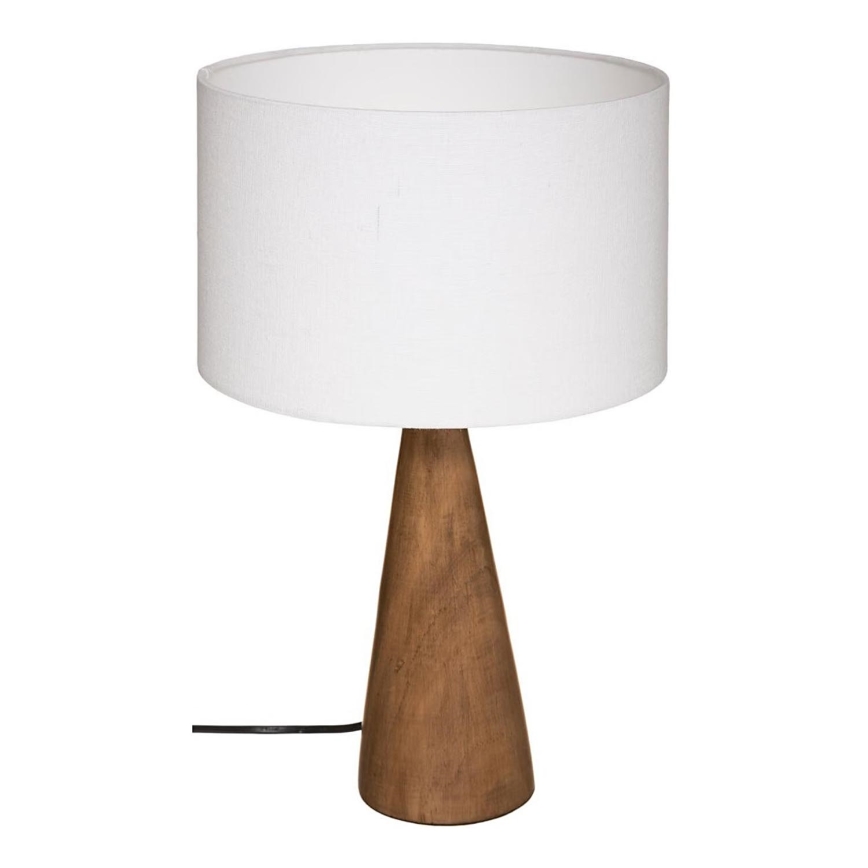 Atmosphera - Stolní lampa AINA 1xE27/25W/230V borovice