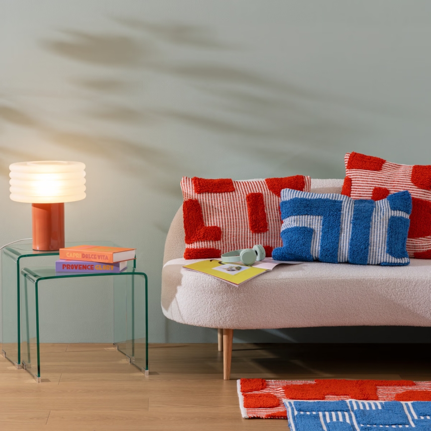 Atmosphera - Stolní lampa ASTI 1xE27/60W/230V cihlová