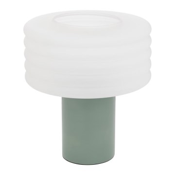 Atmosphera - Stolní lampa ASTI 1xE27/60W/230V zelená