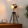 Atmosphera - Stolní lampa EBOR 1xE14/25W/230V borovice/mosaz