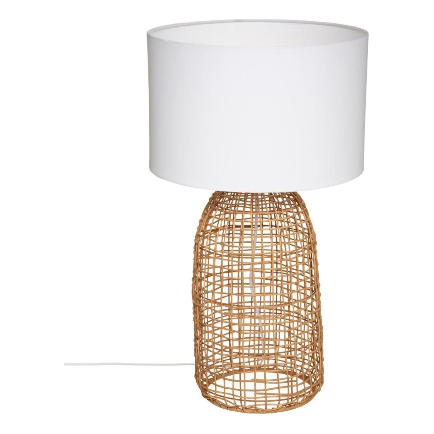 Atmosphera - Stolní lampa KARLA 1xE27/25W/230V ratan