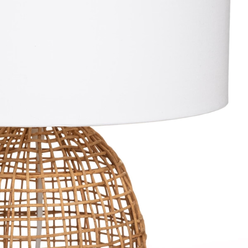 Atmosphera - Stolní lampa KARLA 1xE27/25W/230V ratan
