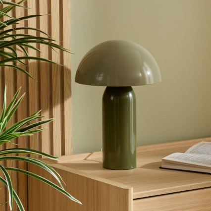 Atmosphera - Stolní lampa LITO 1xE14/6W/230V khaki