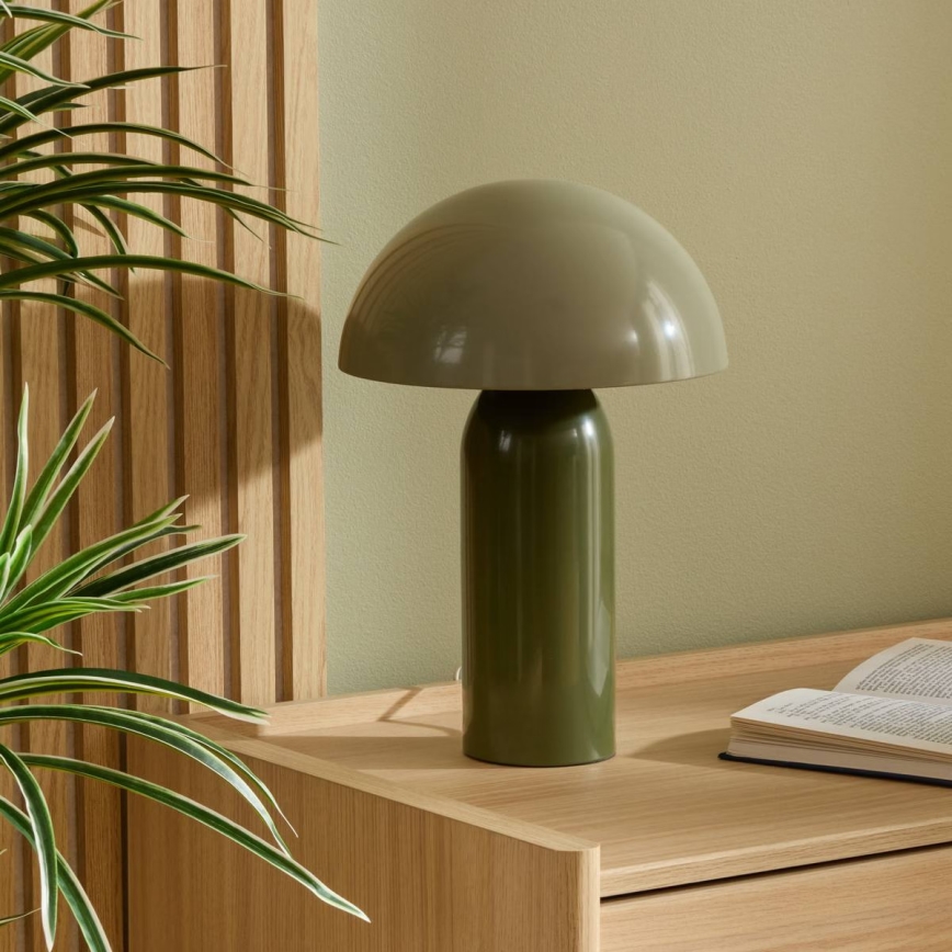 Atmosphera - Stolní lampa LITO 1xE14/6W/230V khaki