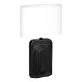 Atmosphera - Stolní lampa MONIA 1xE14/60W/230V černá/bílá