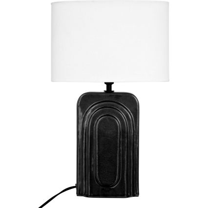 Atmosphera - Stolní lampa MONIA 1xE14/60W/230V černá/bílá