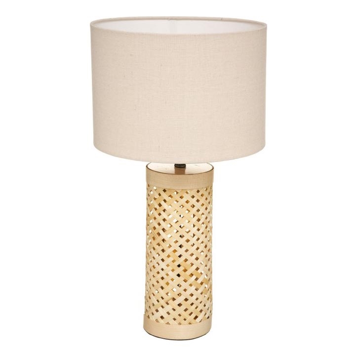 Atmosphera - Stolní lampa SALMA 1xE27/40W/230V bambus