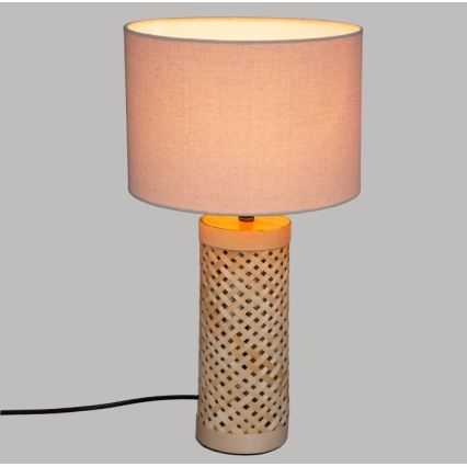 Atmosphera - Stolní lampa SALMA 1xE27/40W/230V bambus