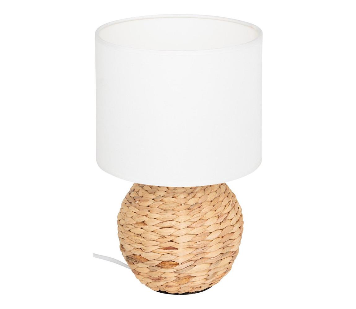 Atmosphera - Stolní lampa SAND 1xE14/25W/230V hyacint 205901 Bílá,Béžová