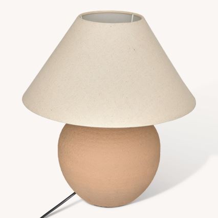 Atmosphera - Stolní lampa SEIYA 1xE27/60W/230V hnědá/béžová