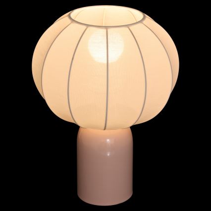Atmosphera - Stolní lampa TOBIE 1xE27/60W/230V růžová