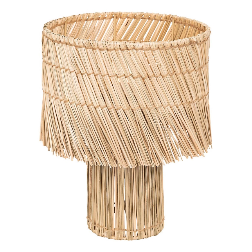 Atmosphera - Stolní lampa YONI 1xE27/40W/230V rákos