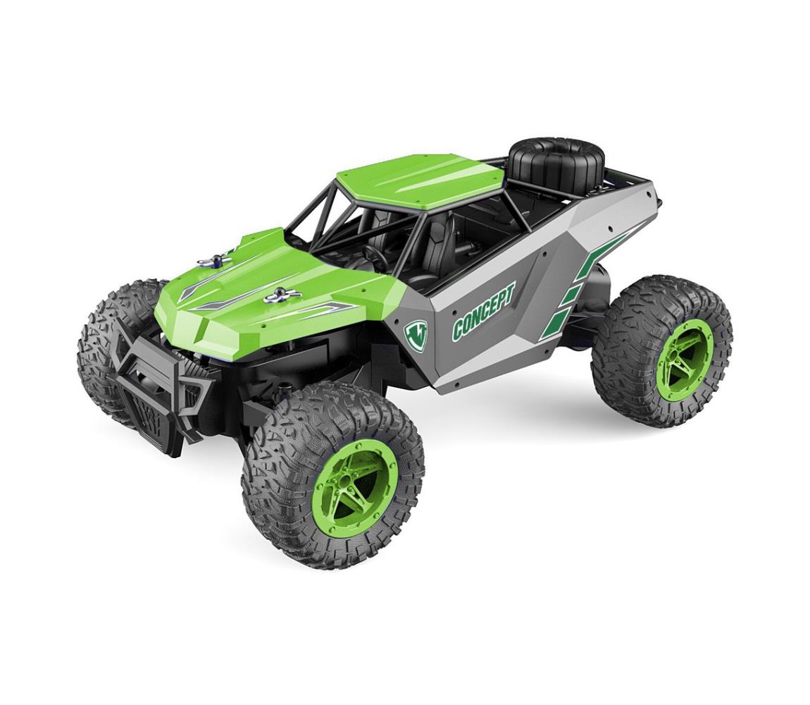 Buddy Toys Auto Muscle X na dálkové ovládání zelená/šedá