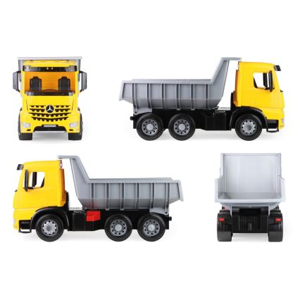 Auto sklápěč Mercedes GIGA TRUCKS 65 cm žlutá/šedá